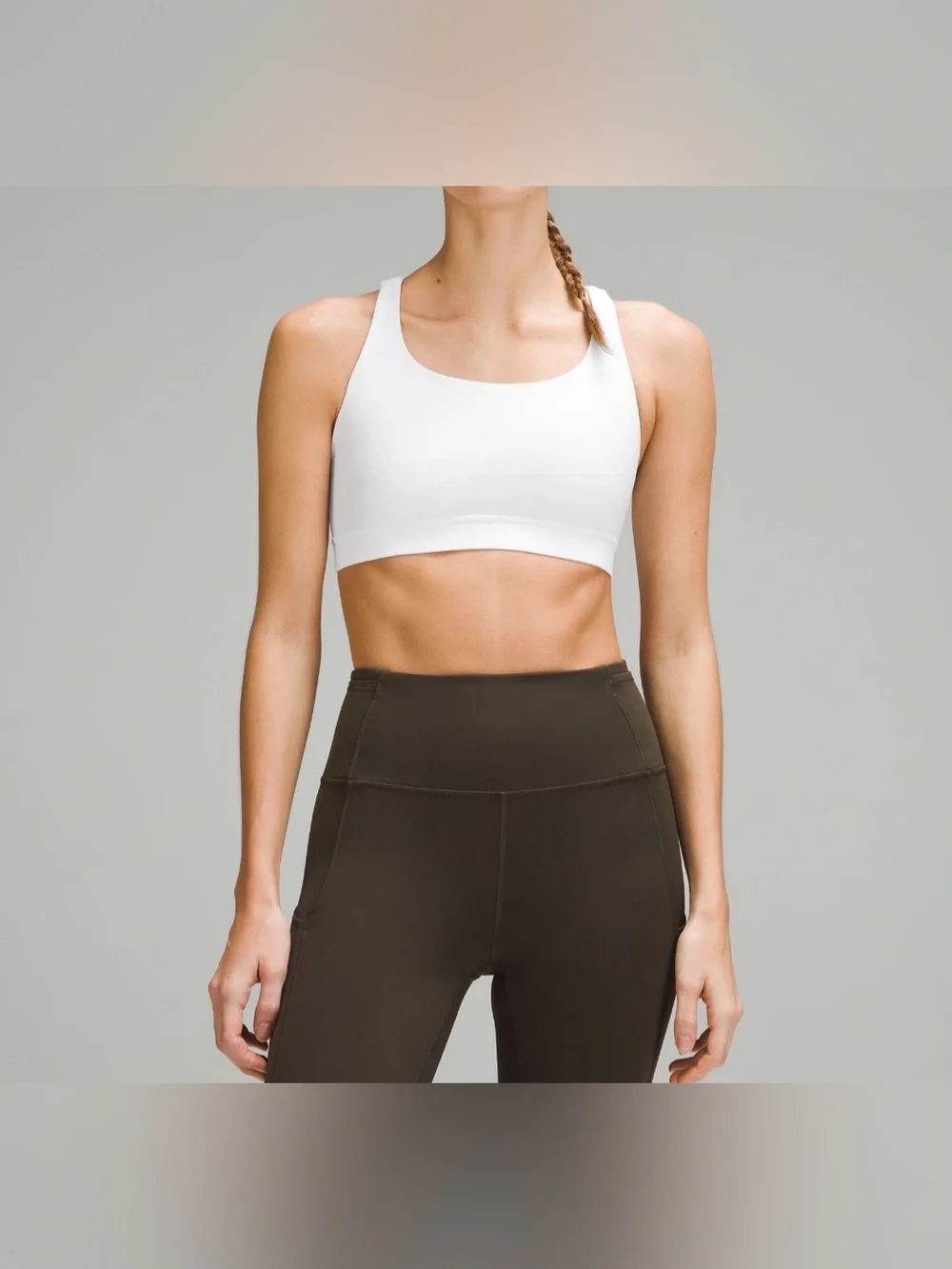 Lululemon Energy Sports Bra - Sz 6 NWT White - Picture 1 of 6